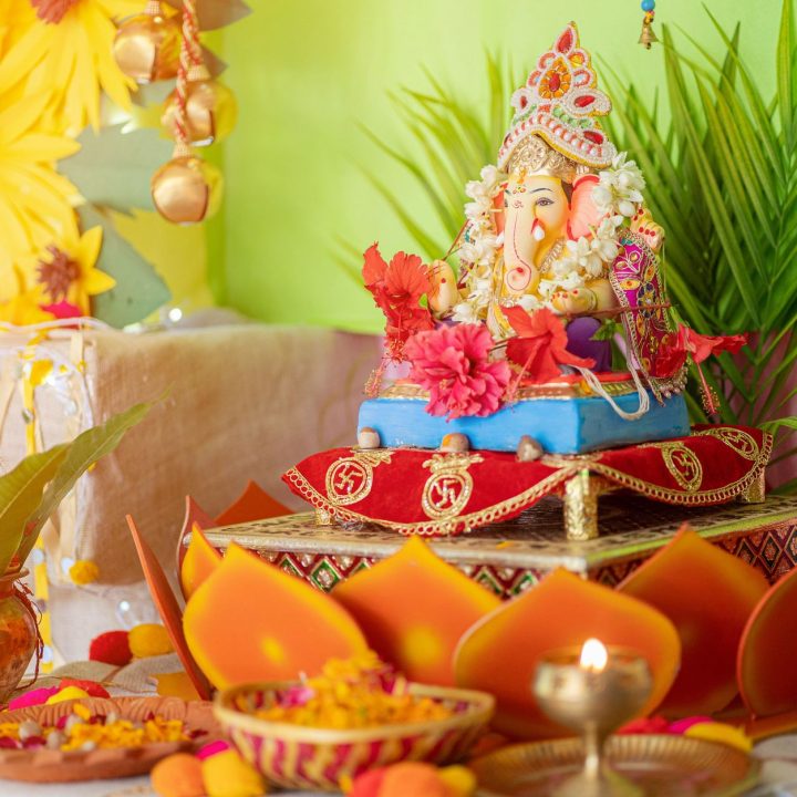 altar of the hindu god ganesha